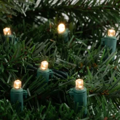 Northlight 300 Warm White Led Wide Angle Christmas Lights - 74.75 Ft Green Wire