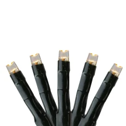 Northlight 200 Warm White Multi-Function Led Cluster Christmas Lights - 5.75 Ft Green Wire