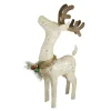 Outdoor Decorations*Northlight 37" White And Brown Lighted Sparkling Standing Reindeer Outdoor Christmas Decor