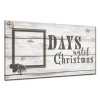 Advent Calendars*Crafted Creations 16" White And Gray "Days Until Christmas" Dry-Erase Advent Calendar