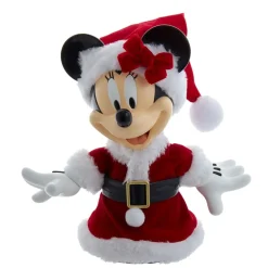 Unlit Tree Toppers*KSA 10.5" White And Red Minnie Mouse Christmas Tree Topper, Unlit