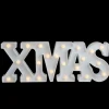 Wall & Door Decorations*Northlight 18.5" White Battery Operated Led Lighted Xmas Christmas Marquee Sign