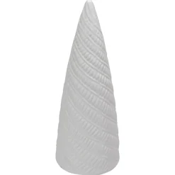 Table Top Pieces*Northlight 10" White Ceramic Cone Tree Christmas Decoration