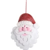 Contemporary Home Living Santa Claus>27.5'' White Christmas Hanging Santa Figurine With Red Hat