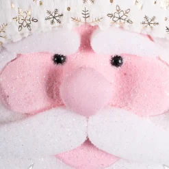 Contemporary Home Living Santa Claus>27.5'' White Christmas Hanging Santa Figurine With Red Hat