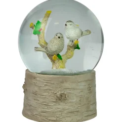 Snow Globes*Northlight 5" White Doves On A Branch Musical Christmas Snow Globe