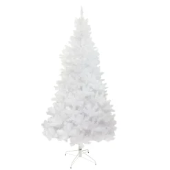 Northlight 9 And 9.5 Feet Tall>9.5' White Full Glimmer Iridescent Spruce Artificial Christmas Tree - Unlit