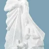 Nativities*Roman 7.5" White Glittery Holy Family Christmas Nativity Figurine