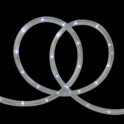 Northlight 18' White Led Outdoor Christmas Decor Rope Lights