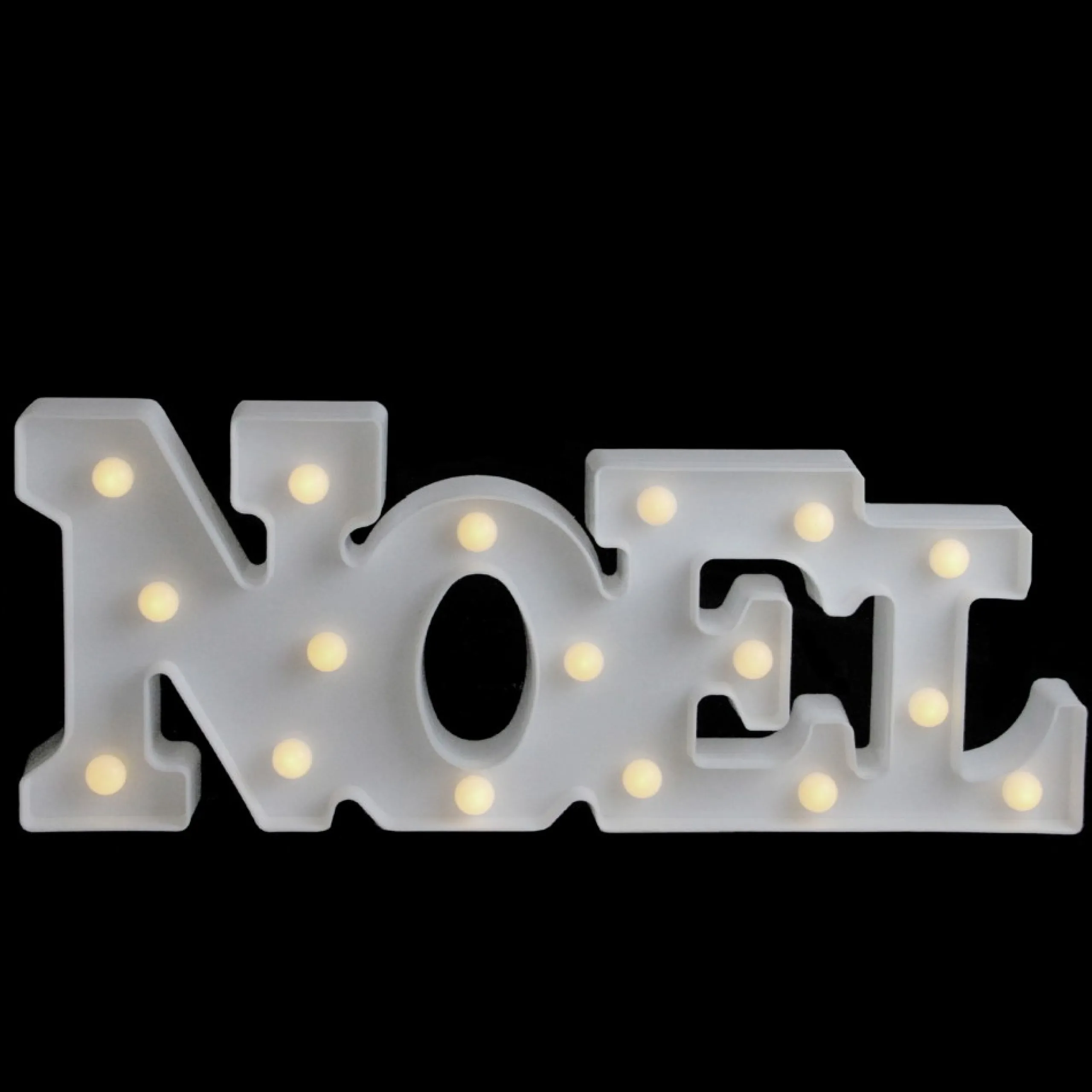 Wall & Door Decorations*Northlight 17" White 'Noel' Led Christmas Marquee Wall Sign