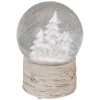 Snow Globes*Northlight 5.5" White Reindeer Woodland Scene Musical Christmas Snow Globe