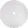 48 Inch And Smaller*Northlight 38" White Scalloped Edge Christmas Tree Skirt