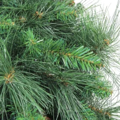 Unlit Wreaths*Northlight 24" White Valley Pine With Pine Cones Artificial Christmas Wreath - Unlit