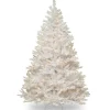 National Tree Company White Trees>6.5' White Winchester Pine Artificial Christmas Tree, Clear Lights