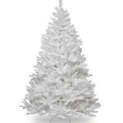 National Tree Company White Trees>7.5' White Winchester Pine Artificial Christmas Tree, Unlit