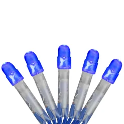 Brite Star 2' X 8' Blue Led Net Style Tree Trunk Wrap Christmas Lights - Blue Wire