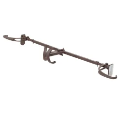 Wreath Accessories*Village Lighting Co. 9" X 26" Brass Brown Single Door Garland Christmas Hanger