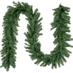 Unlit Garland*Northlight 9' X 12" Canadian Pine 2-Tone Artificial Christmas Garland - Unlit