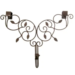 Wreath Accessories*Village Lighting Co. 3.5" X 24" Cedar Brown Ivy Adjustable Christmas Wreath Hanger