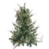Northlight 3 And 3.5 Feet Tall>3' X 28" Country Mixed Pine Artificial Christmas Wall Or Door Tree - Unlit