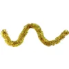 Unlit Garland*Northlight 50' X 2.5" Deep Gold Christmas Foil Tinsel Garland - Unlit