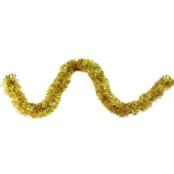 Unlit Garland*Northlight 50' X 2.5" Deep Gold Christmas Foil Tinsel Garland - Unlit