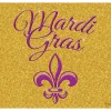 Showdown Displays 7' X 8' Gold And Purple Glitter Single Car Garage Banner