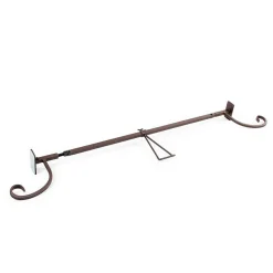 Wreath Accessories*Village Lighting Co. 7.5" X 43" Hickory Brown Slim Single Door Garland Christmas Hanger