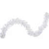 Unlit Garland*Northlight 9' X 10" Icy White Iridescent Spruce Artificial Christmas Garland - Unlit