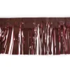 Showdown Displays 15" X 10' Maroon Brown Christmas Fringe Party Streamer