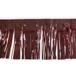 Showdown Displays 15" X 10' Maroon Brown Christmas Fringe Party Streamer