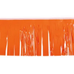 Showdown Displays 15" X 10' Orange Christmas Fringe Party Streamer