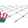 Northlight 4' X 6' Pink Mini Incandescent Net Style Christmas Net Lights - Green Wire