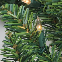 Pre-Lit Garland*Northlight 25' X 17" Pre-Lit Buffalo Fir Commercial Artificial Christmas Garland - Clear Lights