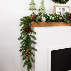 Pre-Lit Garland*Northlight 9' X 12