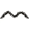 Specialty Garland*Northlight 9' X 6" Pre-Lit Decorated Black Pine Artificial Christmas Garland, Cool White Led Lights