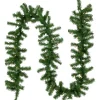 Traditional Pine Garland*Northlight 9' X 10" Pre-Lit Dorchester Pine Artificial Christmas Garland, Clear Lights