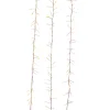 Traditional Pine Garland*KSA 9.75' X 1.75" Pre-Lit Dual Color Christmas Garland, Multi Fairy Lights