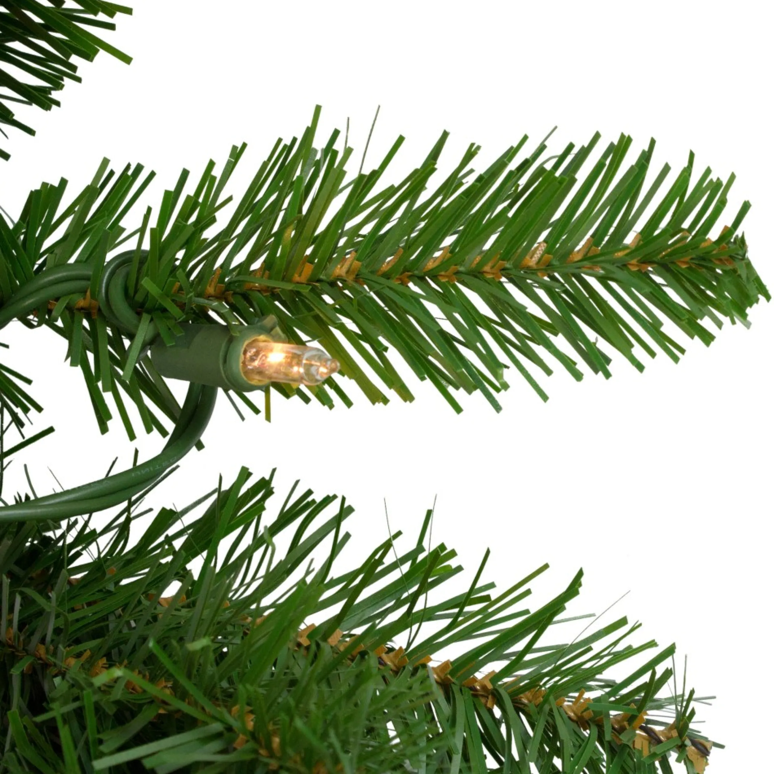 Pre-Lit Garland*Northlight 9' X 12" Pre-Lit Eastern Pine Artificial Christmas Garland - Clear Lights