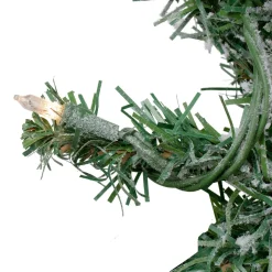 Pre-Lit Garland*Northlight 9' X 10" Pre-Lit Heavily Flocked Pine Artificial Christmas Garland - Clear Lights