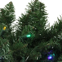 Pre-Lit Garland*Northlight 9' X 10" Pre-Lit Northern Pine Artificial Christmas Garland, Multi Led Lights