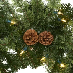 Traditional Pine Garland*Nearly Natural 6' X 10