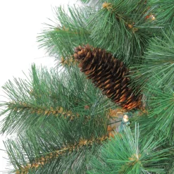 Pre-Lit Garland*Northlight 9' X 12" Pre-Lit Royal Oregon Pine Artificial Christmas Garland, Clear Lights