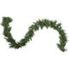 Pre-Lit Garland*Northlight 9' X 12" Pre-Lit White Valley Pine Needle Artificial Christmas Garland, Clear Lights