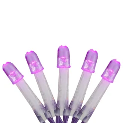 Brite Star 2' X 8' Purple Led Tree Trunk Wrap Christmas Net Lights - Purple Wire