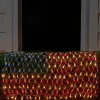 Northlight 2' X 2.75' Red And Blue American Flag Mini Net Style Lights - White Wire