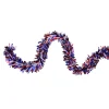 Classic Tinsel Garland*Northlight 12' X 4" Red And Blue Wide Cut Patriotic Tinsel Christmas Garland - Unlit