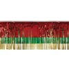 Showdown Displays 15" X 10' Red And Green Christmas Fringe Party Streamer