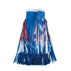 Showdown Displays 15" X 10' Red And White Christmas Fringe Party Streamer