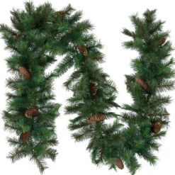 Unlit Garland*Northlight 9' X 12" Royal Oregon Pine Artificial Christmas Garland, Unlit